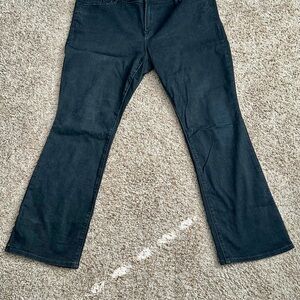 Old Navy Black Boot-Cut Jeans